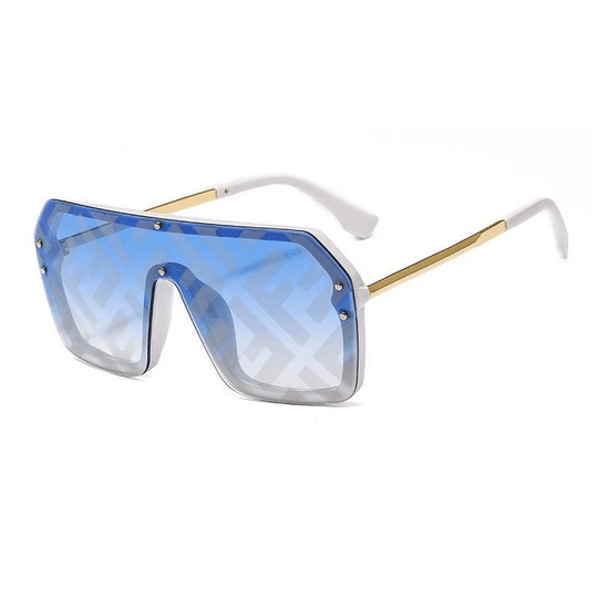 FDI - Fashion Watermark Conjoined Lens Sunglasses